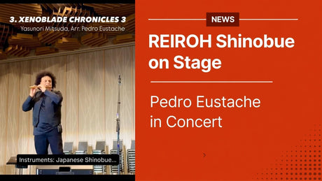 Pedro Eustache Performs with a REIROH Shinobue in Concert